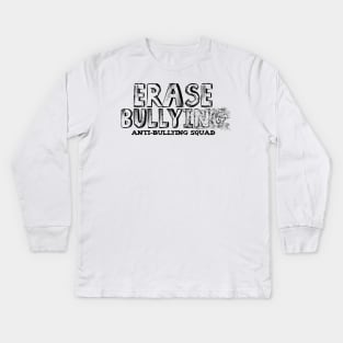 Erase Bullying Kids Long Sleeve T-Shirt